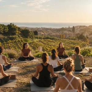 Roots of calm – Yoga & wine